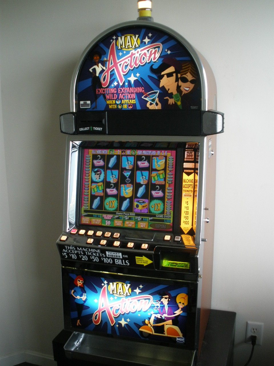 Slot machine touch screen replacement